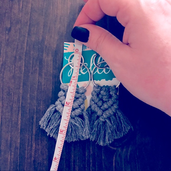 Handmade w/L♥️VE🆕Silver Double Looped 3mm Macrame - Picture 10 of 16